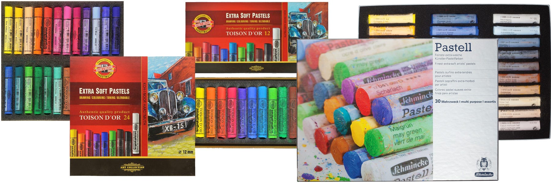 Soft pastels i set Soft pastels i set