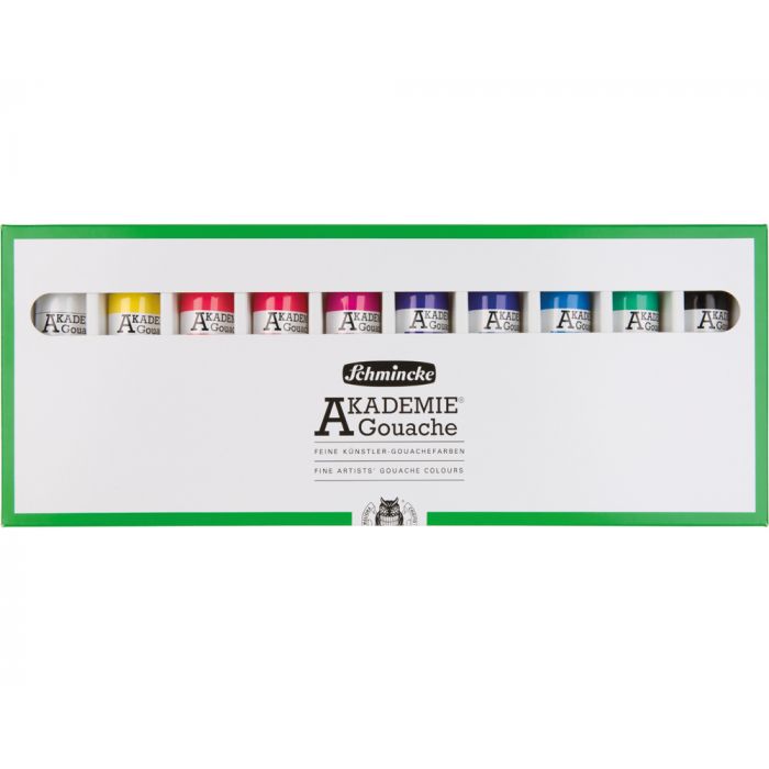 Akademie Gouacheset 10x60ml Schmincke