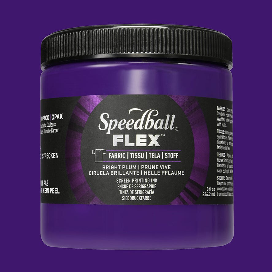 Screenfärg Flex Textil Speedball Bright Plum 237ml
