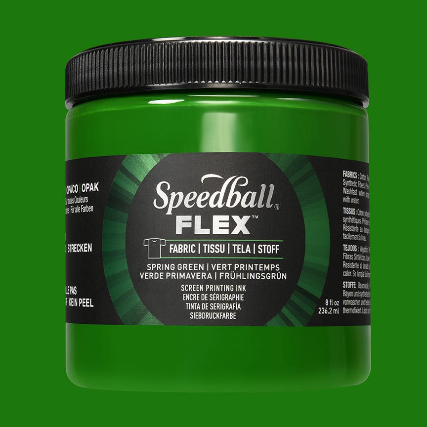 Screenfärg Flex Textil Speedball Spring Green 237ml