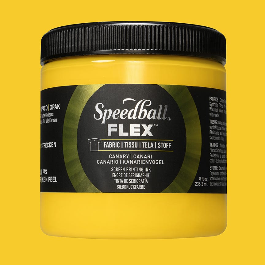 Screenfärg Flex Textil Speedball Canary 237ml