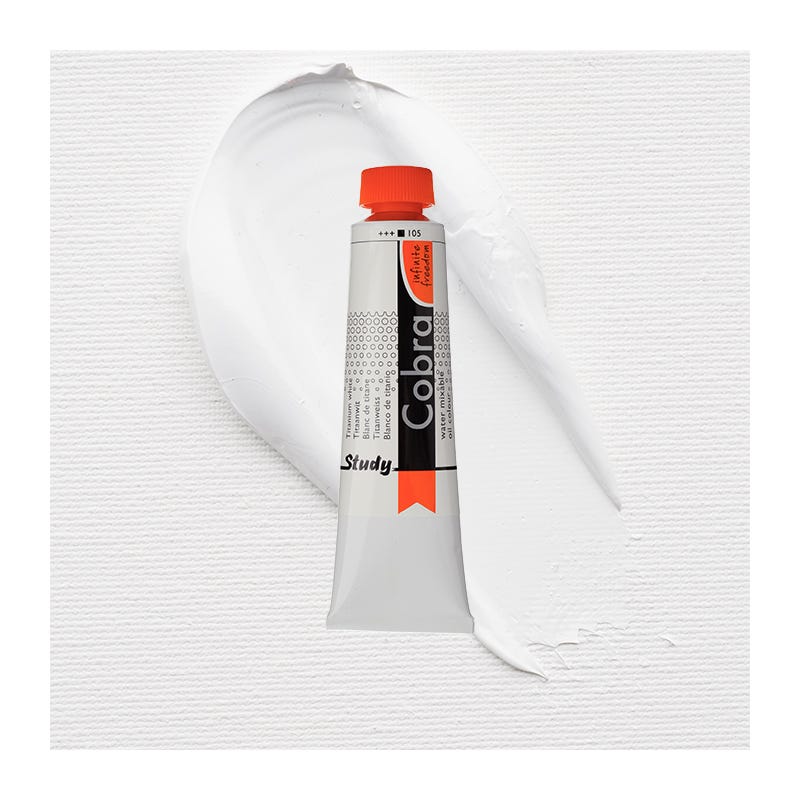Cobra Study oil water.m Titan white 40ml