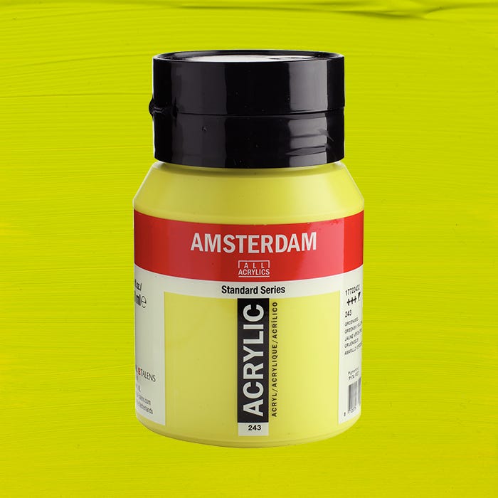 Amsterdam akryl Greenish yellow light 500ml