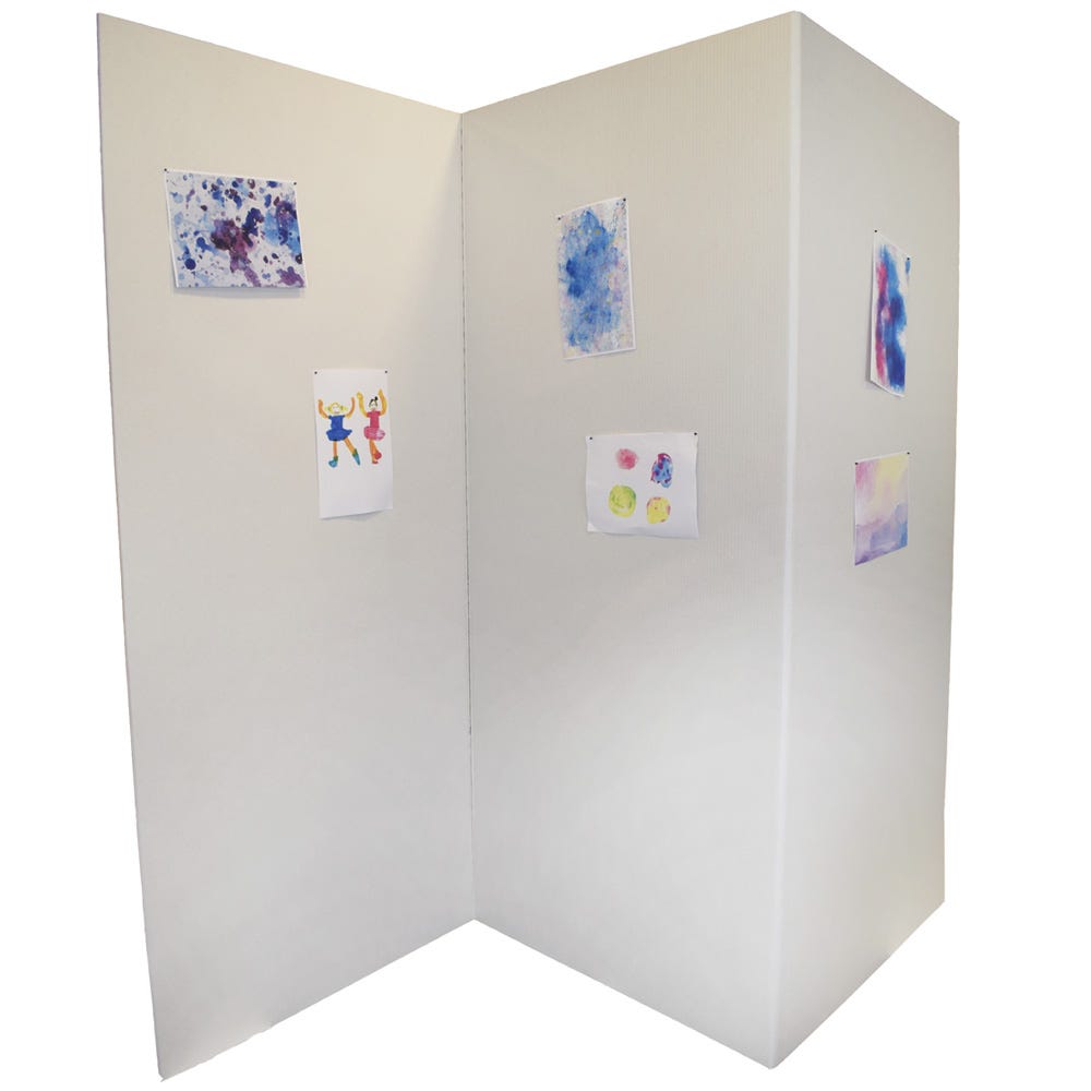 Utställningsskärm vikbar 3 delar 5st/fp