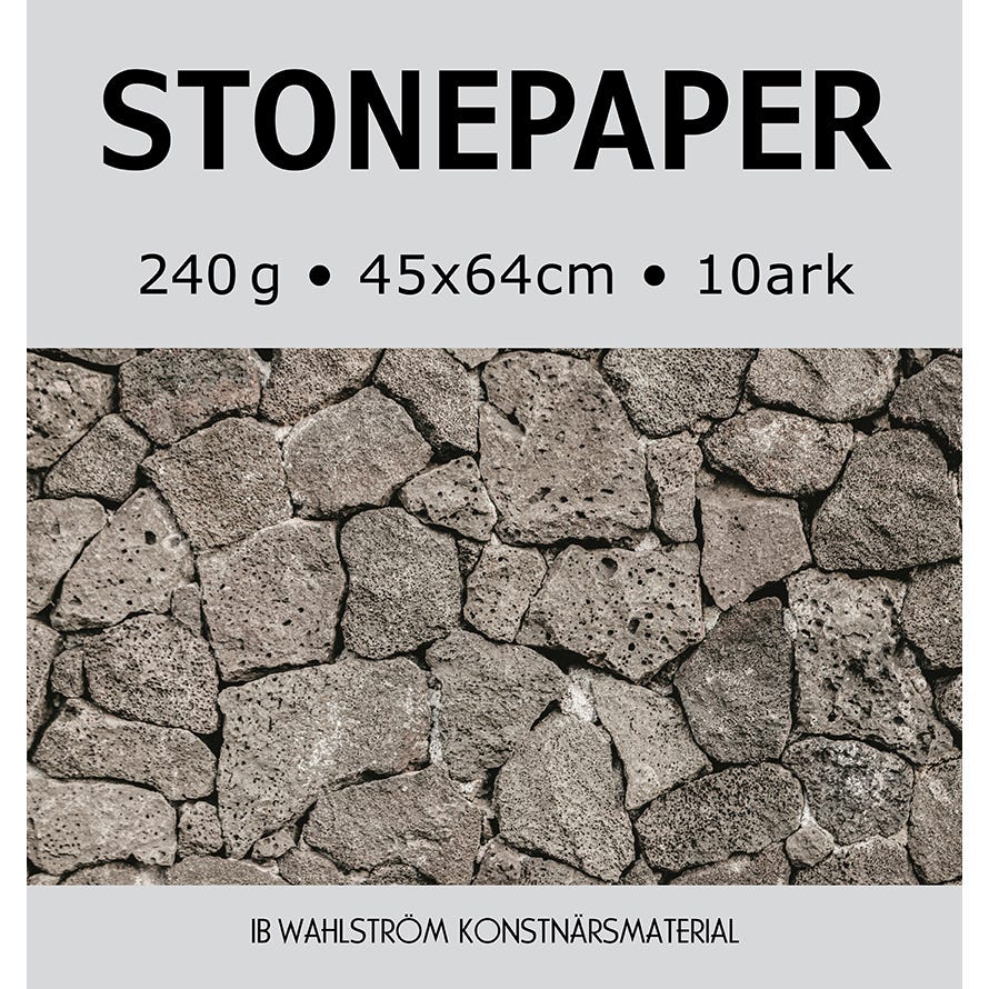 Stonepaper i ark 240g 45x64cm 10ark