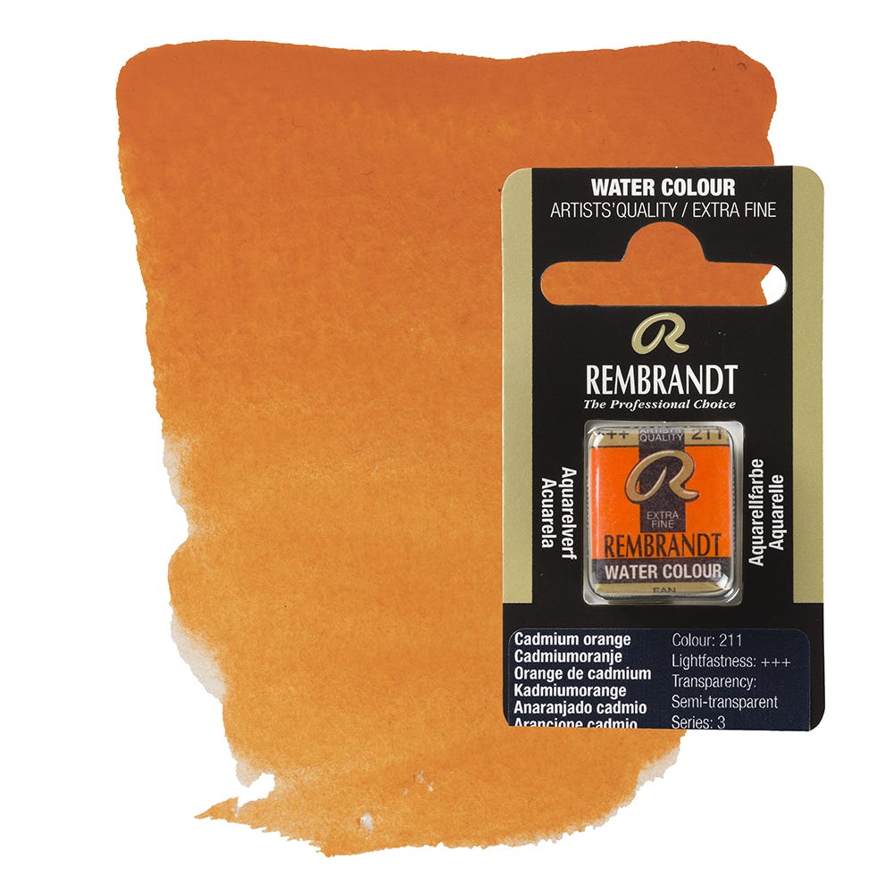 Rembrandt Akvarell Cadmium orange ½ kopp
