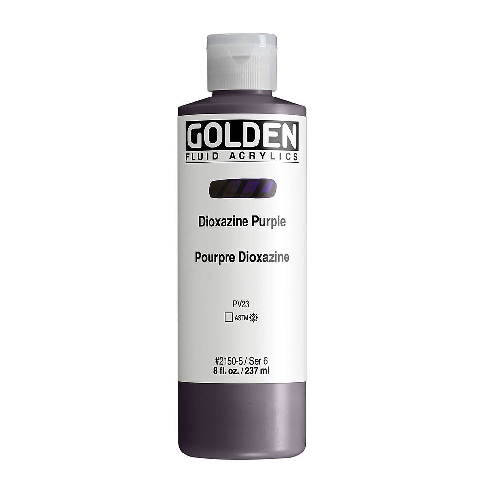 Golden Fluid Acrylics Dioxazine Purple 237ml