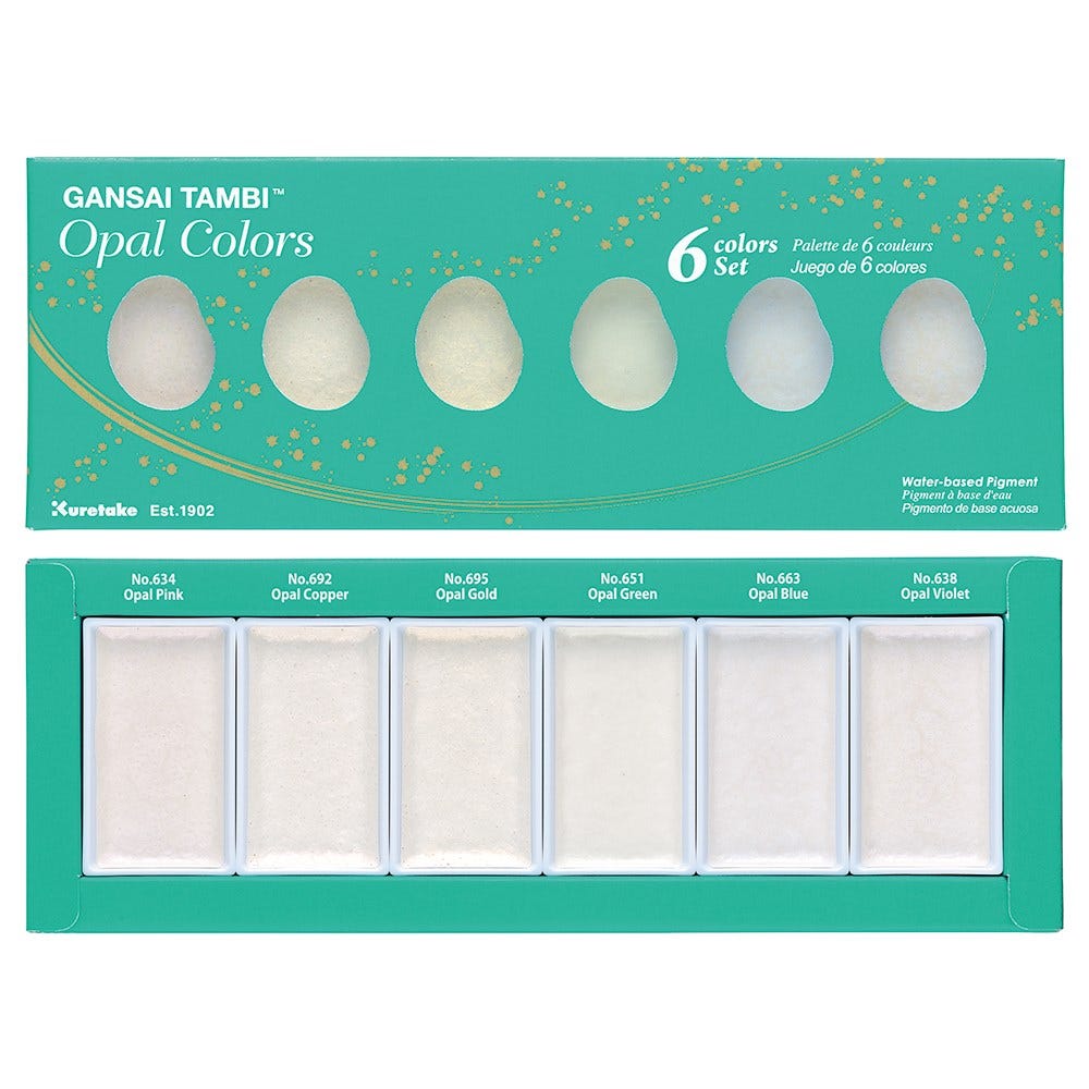 Gansai Tambi Akvarell 6-set Opal
