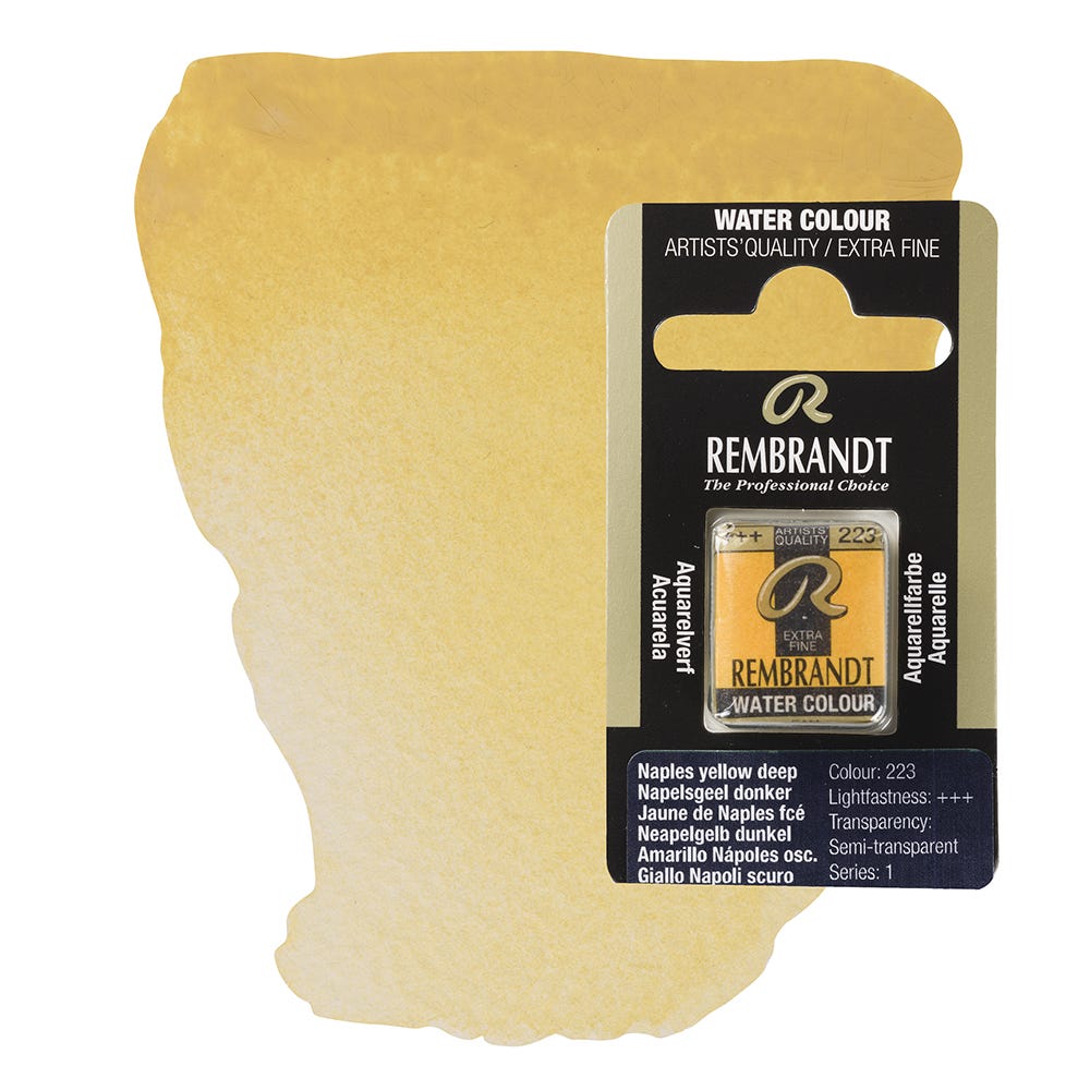 Rembrandt Akvarell Naples yellow deep ½ kopp