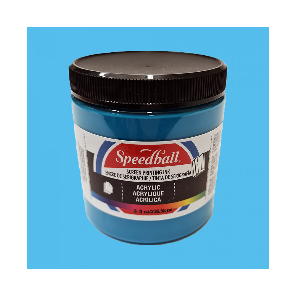 Acrylic Screentrycksfärg Speedball Peacock Blue 237ml