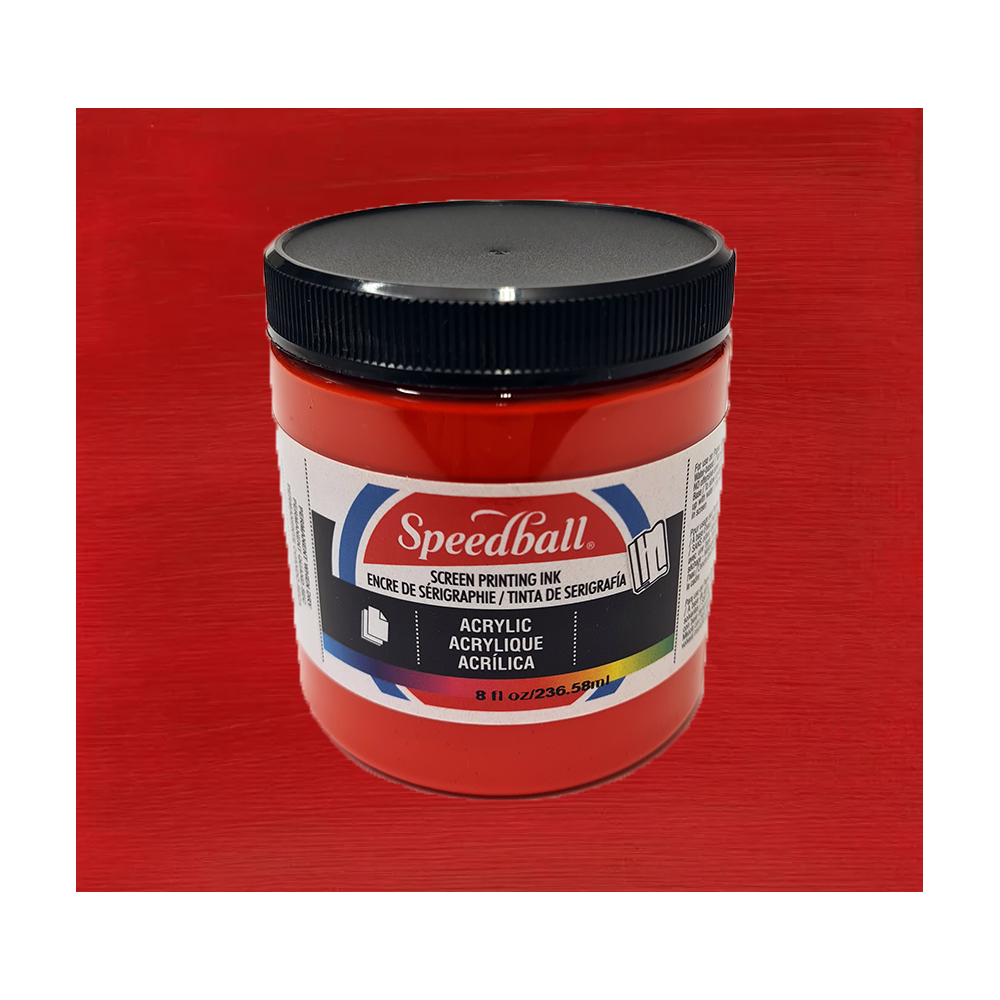 Acrylic Screentrycksfärg Speedball Medium Red 237ml