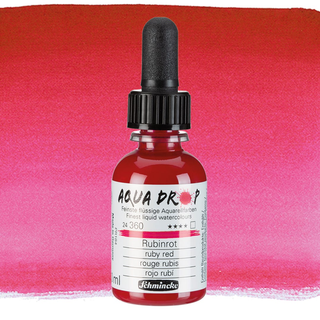 Aqua Drop Ruby red 30ml Schmincke