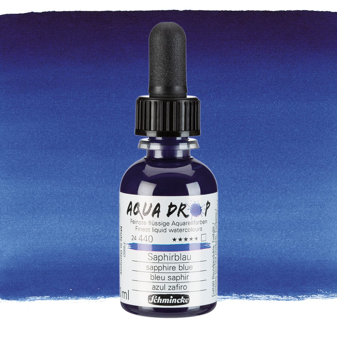 Aqua Drop Sapphire blue 30ml Schmincke