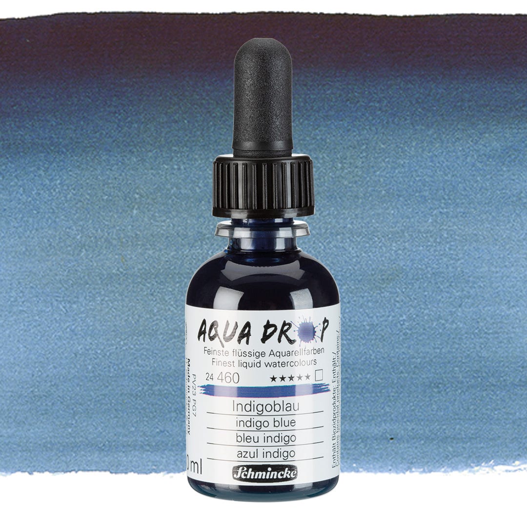 Aqua Drop Indigo Blue 30ml Schmincke