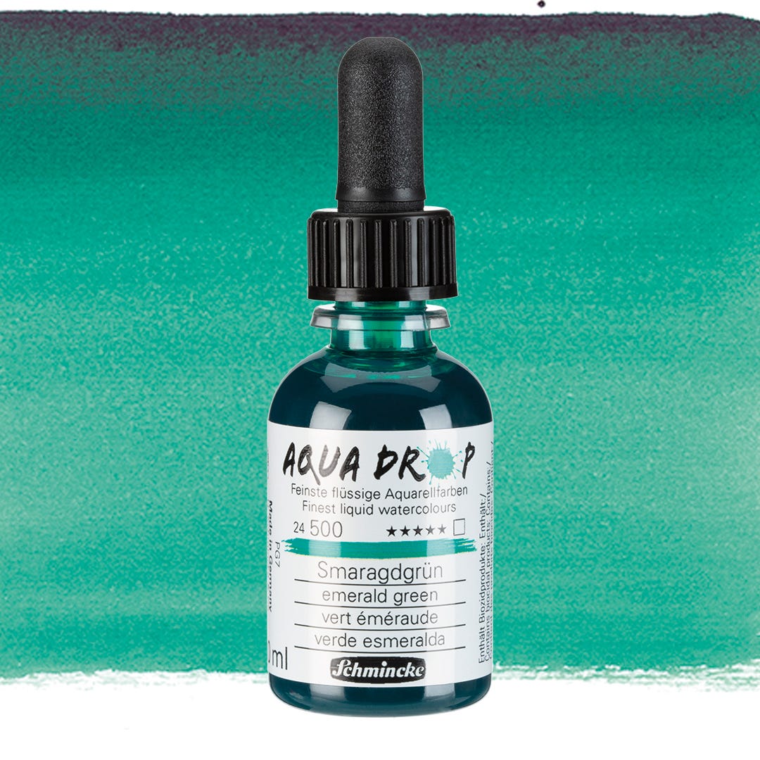Aqua Drop Emerald green 30ml Schmincke