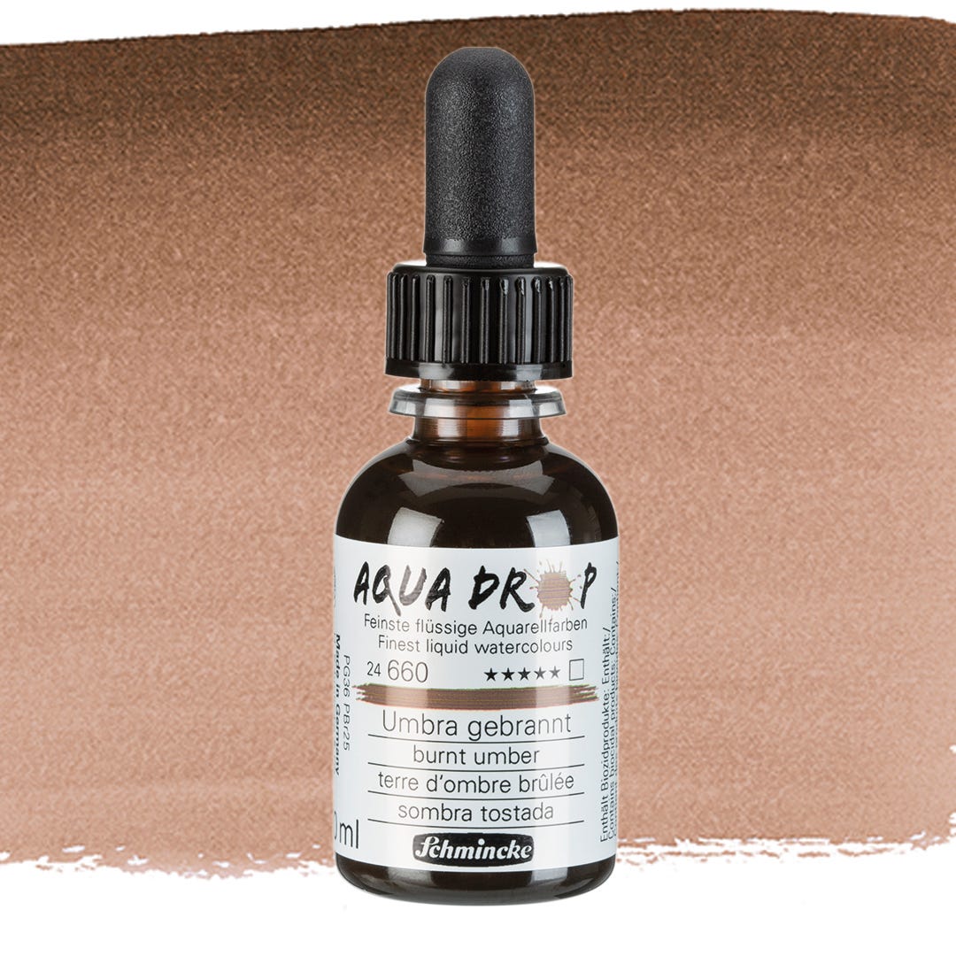 Aqua Drop Burnt Umber 30ml Schmincke