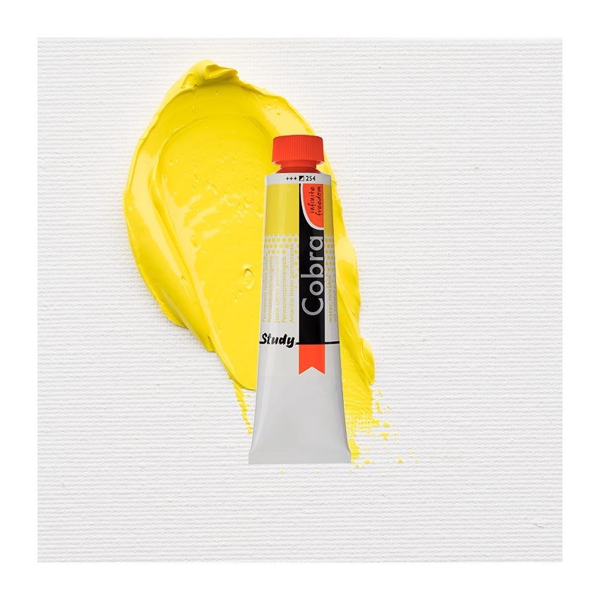 Cobra Study oil water.m Permanent Lemon Yellow 40ml