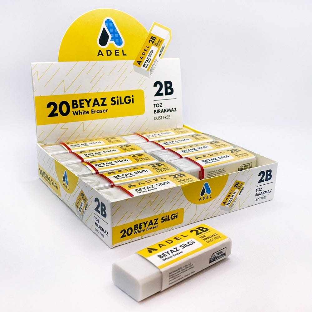 Suddgummi Adel dustfree  60x22x12mm 20st