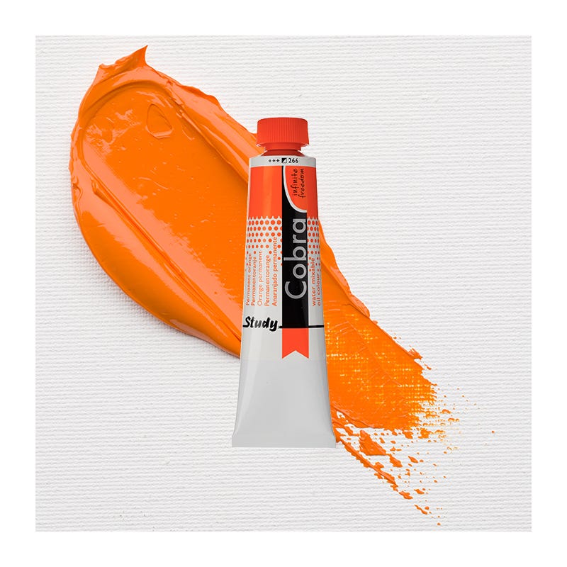 Cobra Study oil water.m Permanent Orange 40ml