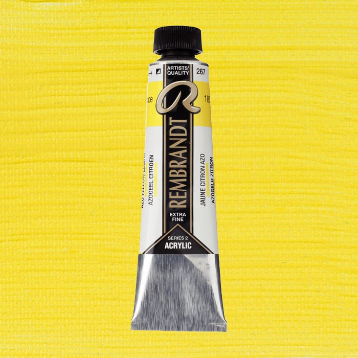 Rembrandt acrylic Azo yellow lemon 40ml