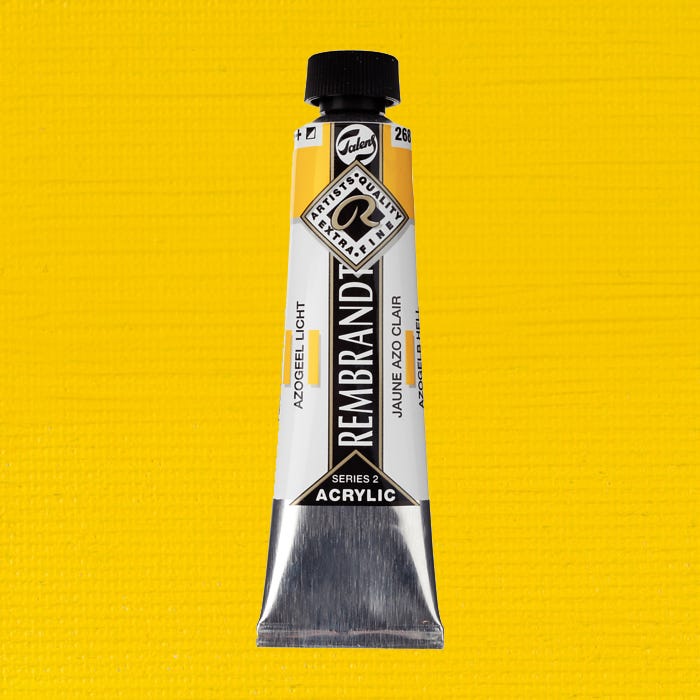 Rembrandt acrylic Azo yellow light 40ml