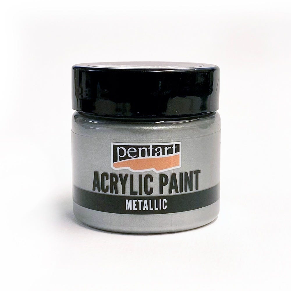 Metallicfärg Silver 50ml