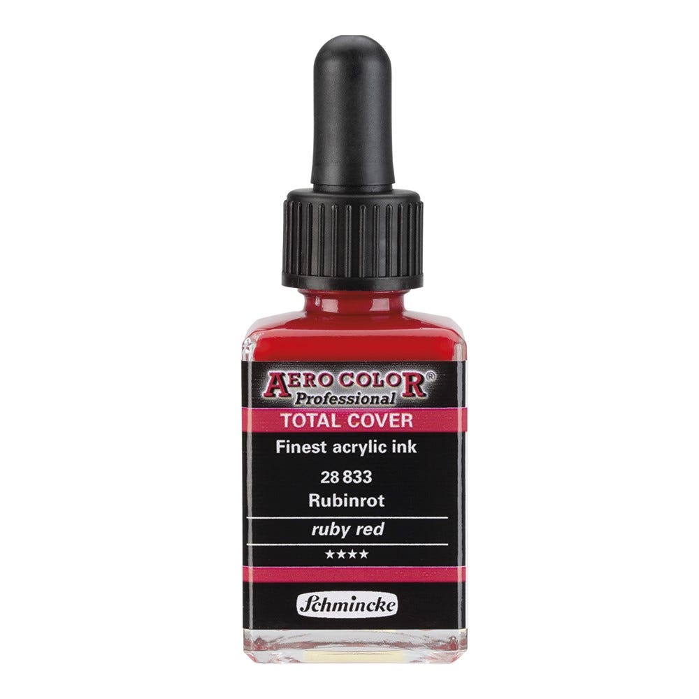 Aero Color Total cover Ruby red 28ml Schmincke