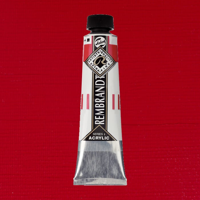 Rembrandt acrylic Cadmium red deep 40ml