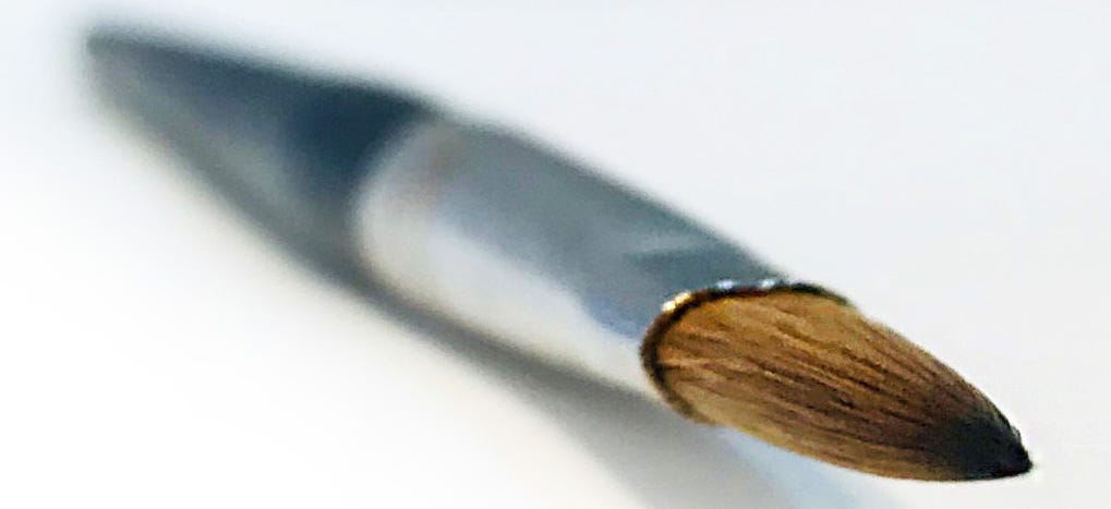 Oval mårdhårspensel 3099