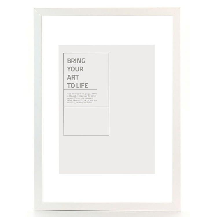 Bildram Galant Vit plexi 30x40cm