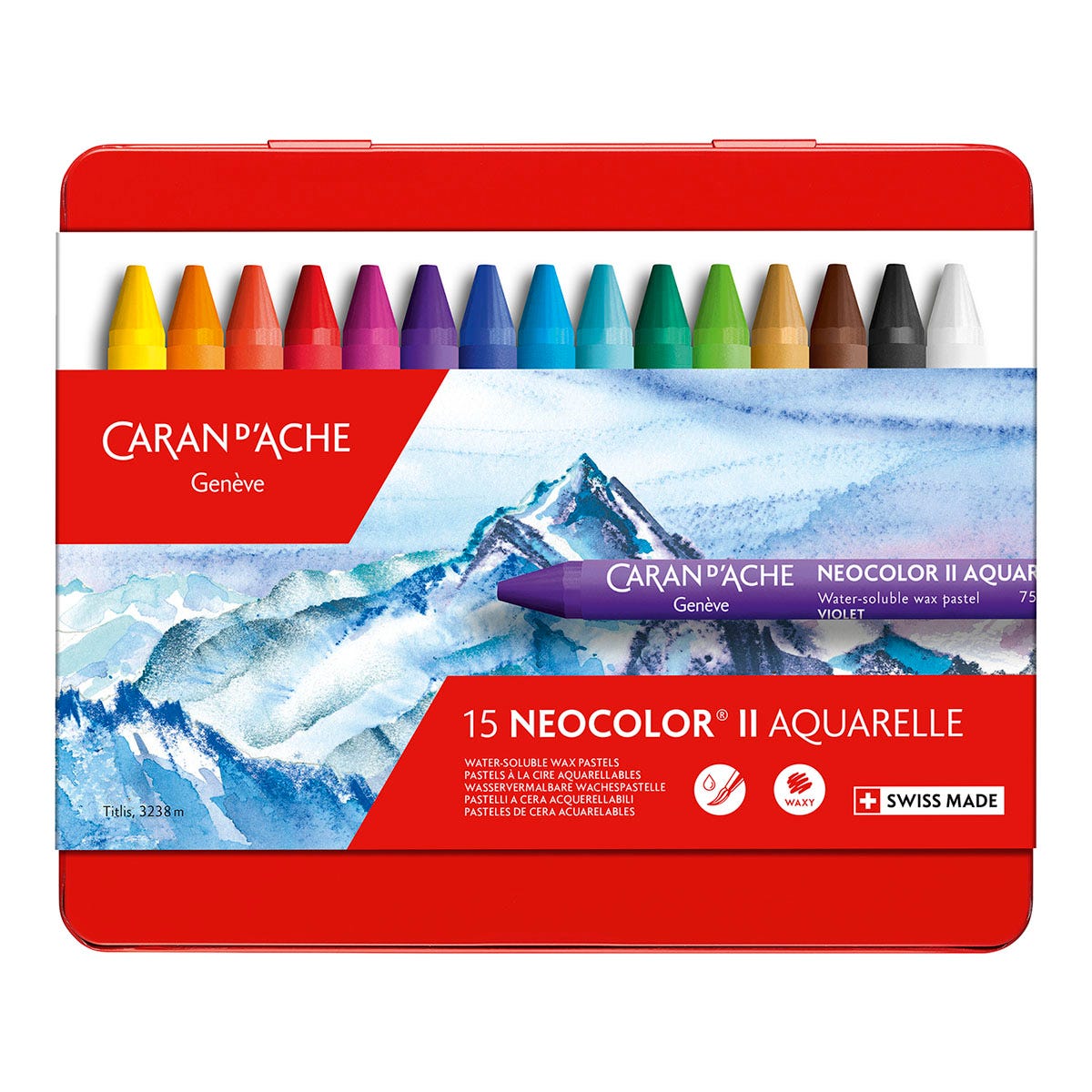 Caran d'Ache Neocolor II 15-set Metalletui