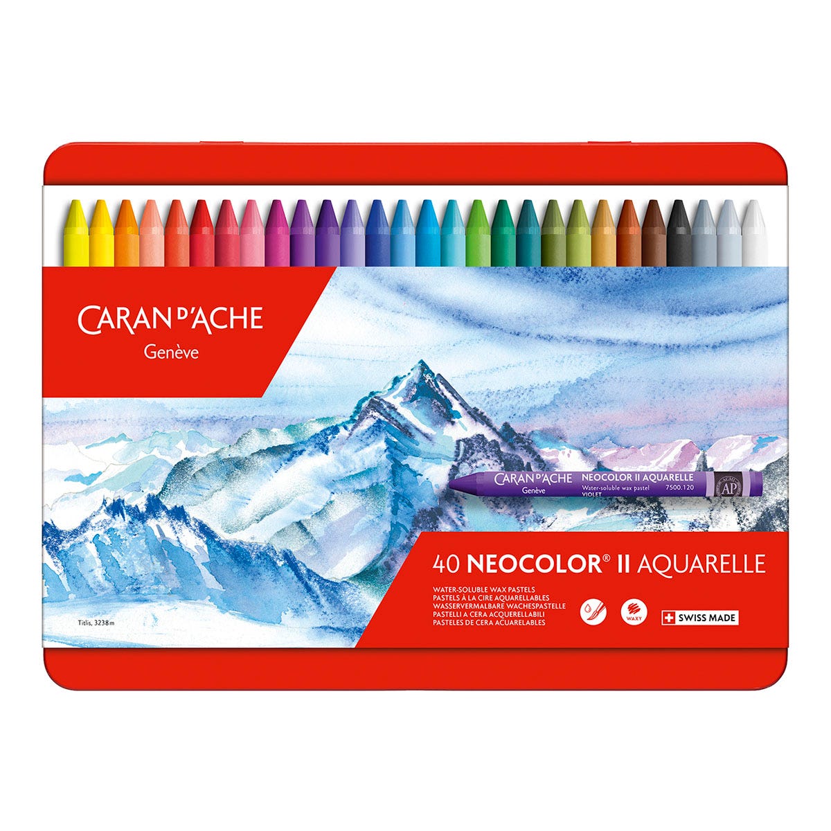 Caran d'Ache Neocolor II 40-set Metalletui