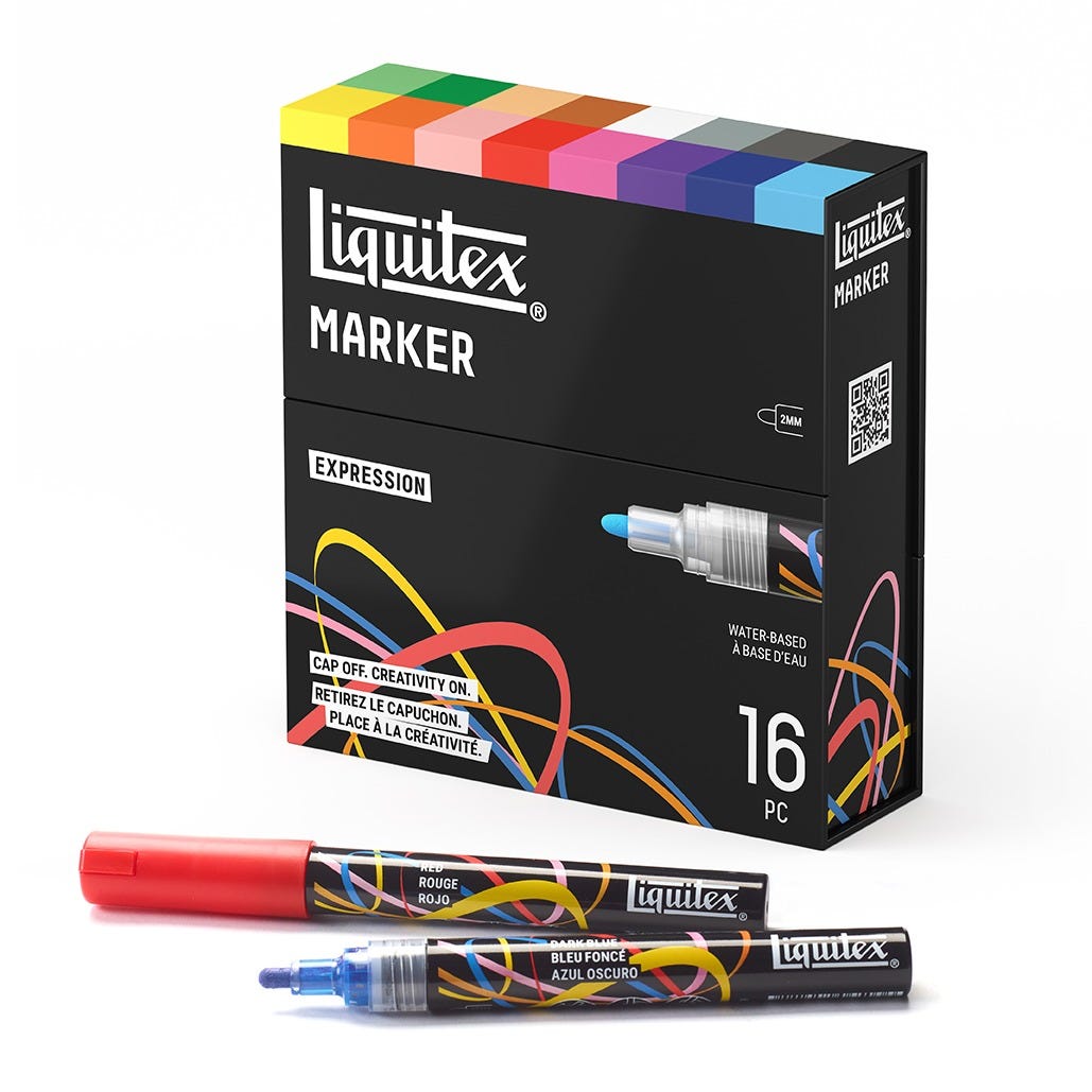 Akrylmarker Liquitex Expression set 2mm x 16