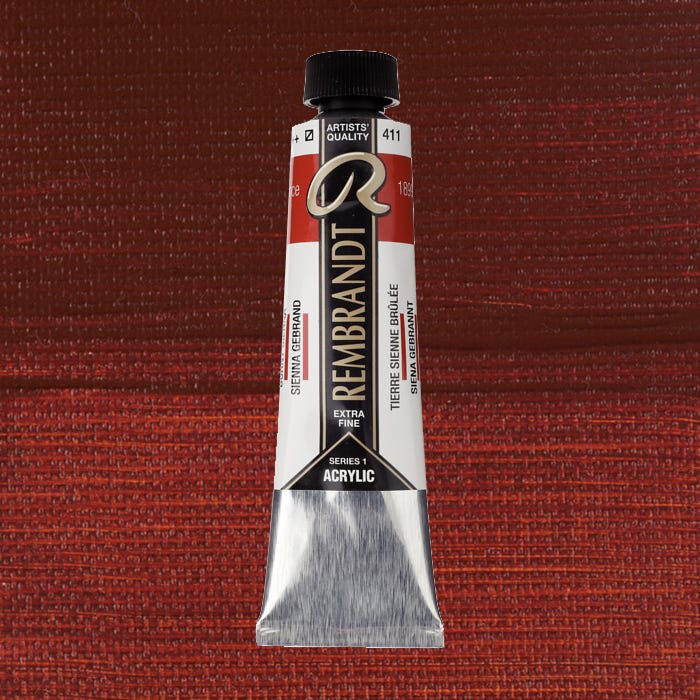 Rembrandt acrylic Burnt Sienna 40ml