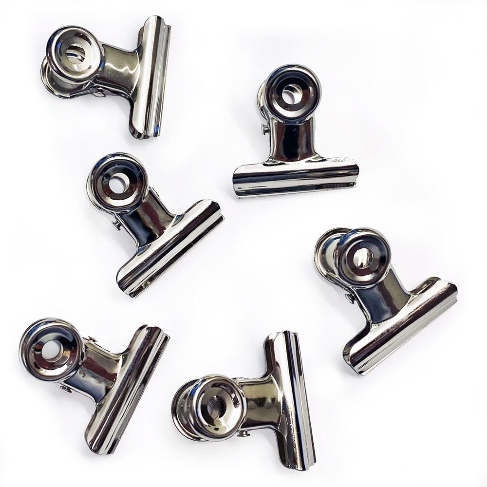 Pappersklämma METALL 30mm 12-pack