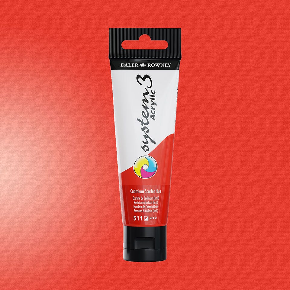 System3 Cadmium Scarlet Hue 59ml