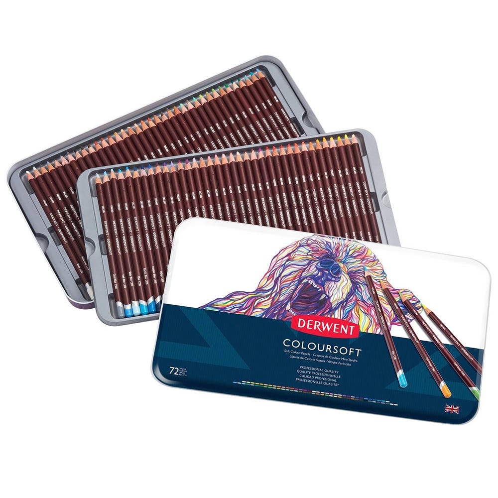 Derwent Coloursoft 72set