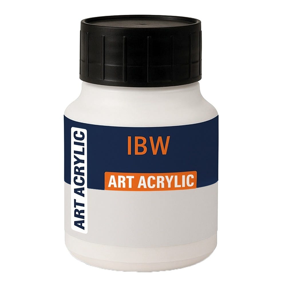IBW Art Acrylic Titanium White 500ml