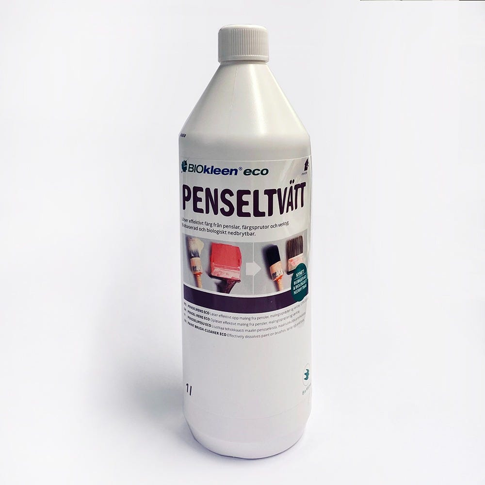 Färglösare och penseltvätt Biokleen eco 1000ml