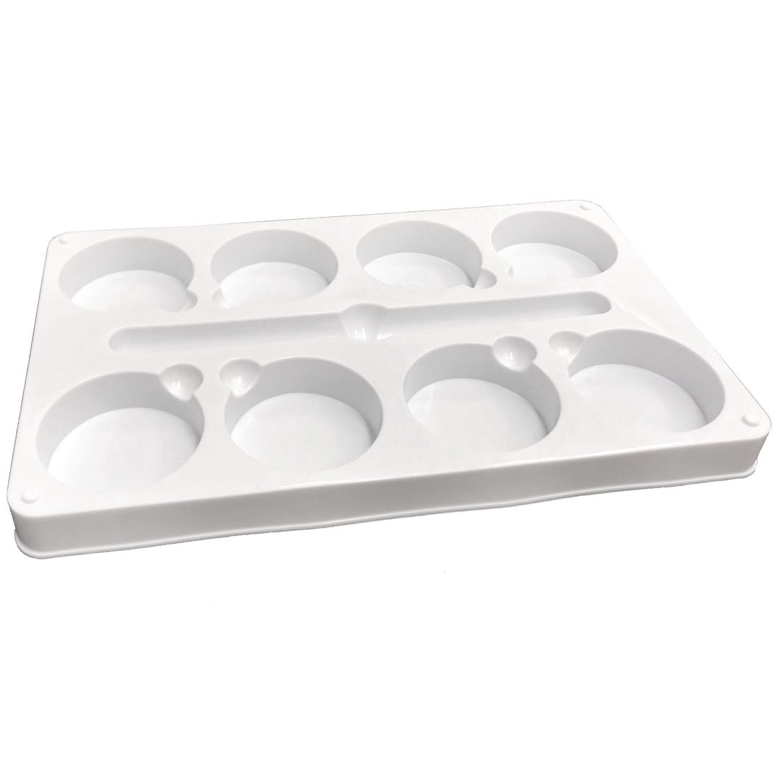 Plastpalett för 8st täckfärgskakor