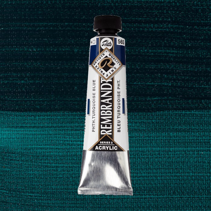 Rembrandt acrylic Phtalo turquiose blue 40ml