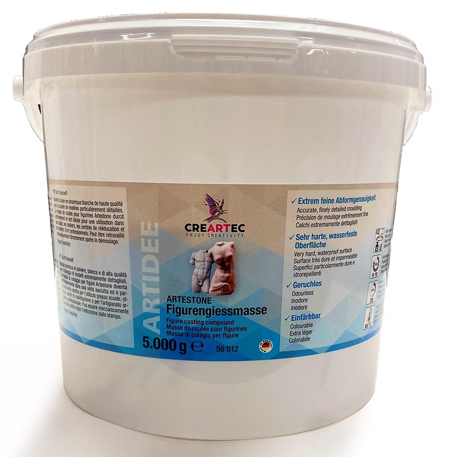Artestone gjutmassa vit 5000g•