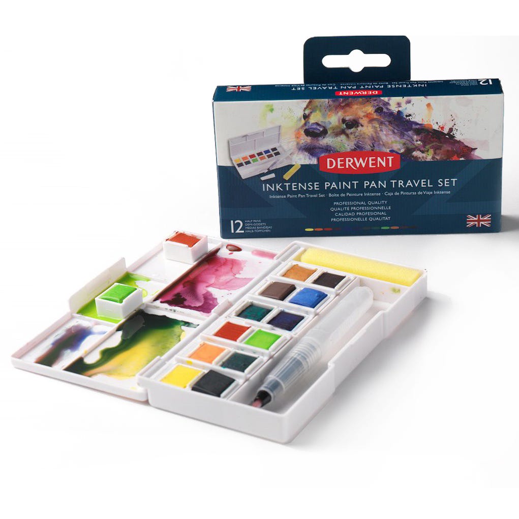 Derwent Inktense Paint Pan 12set
