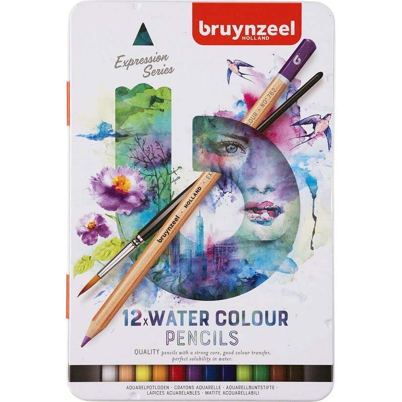 Akvarellpennor Bruynzeel Expression 12set