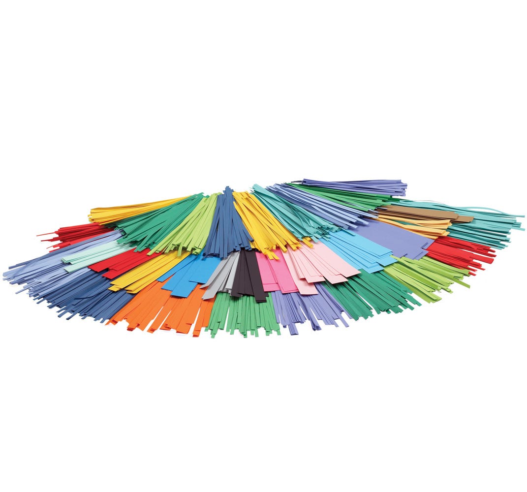 Strimmellåda 10 kulörer 5kg•