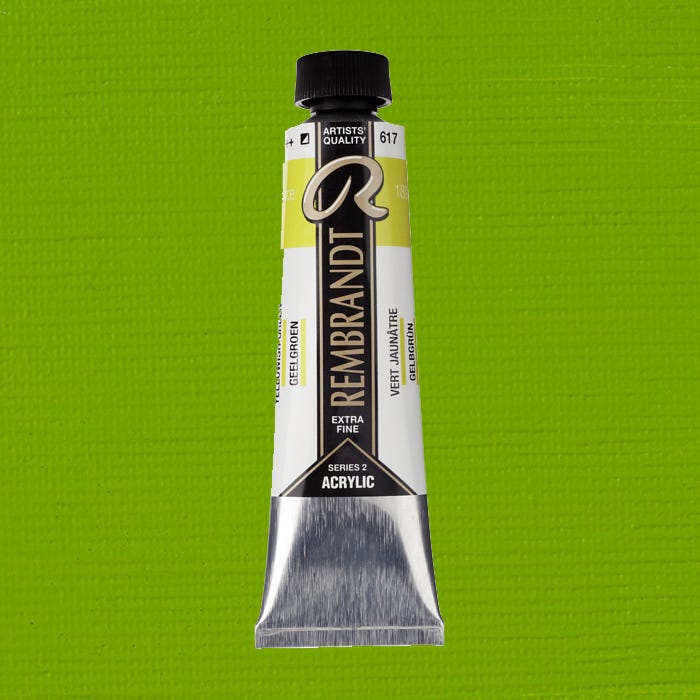 Rembrandt acrylic Yellowish green 40ml