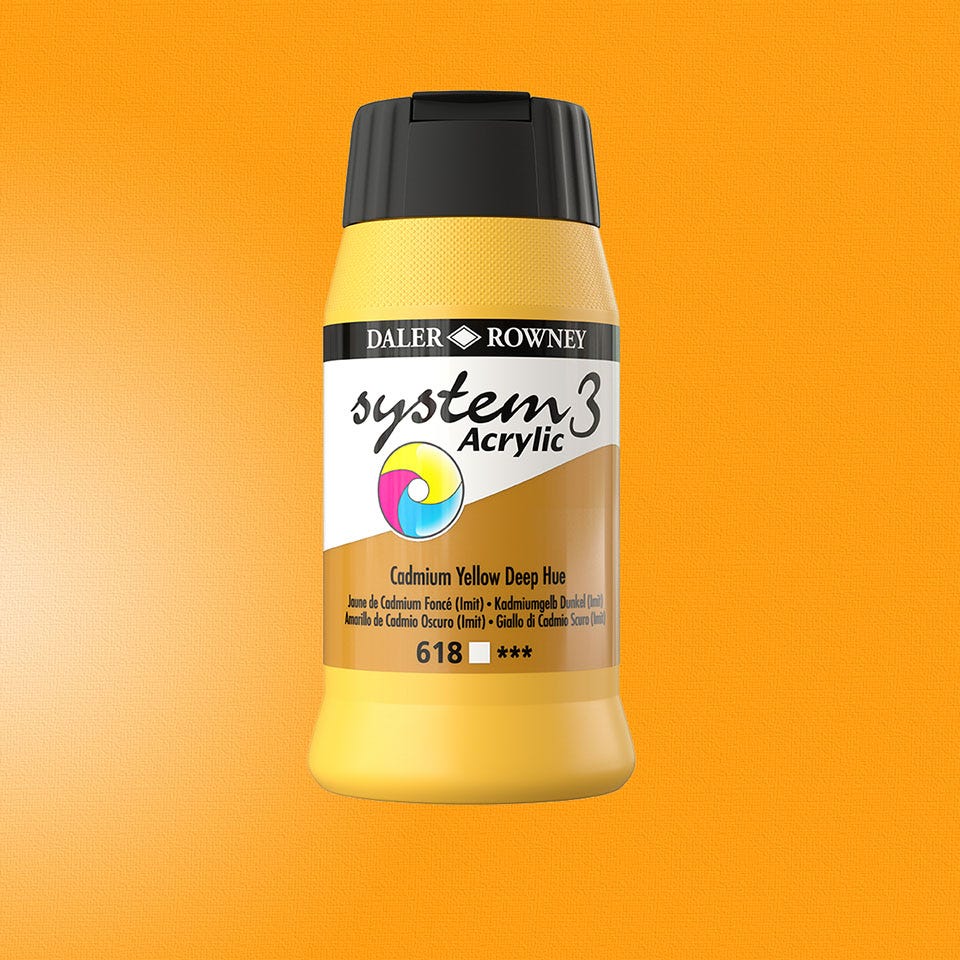 System3 Cadmium Yellow Deep 500ml