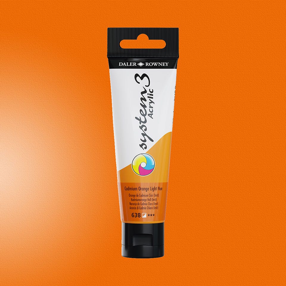 System3 Cadmium Orange Light Hue 59ml