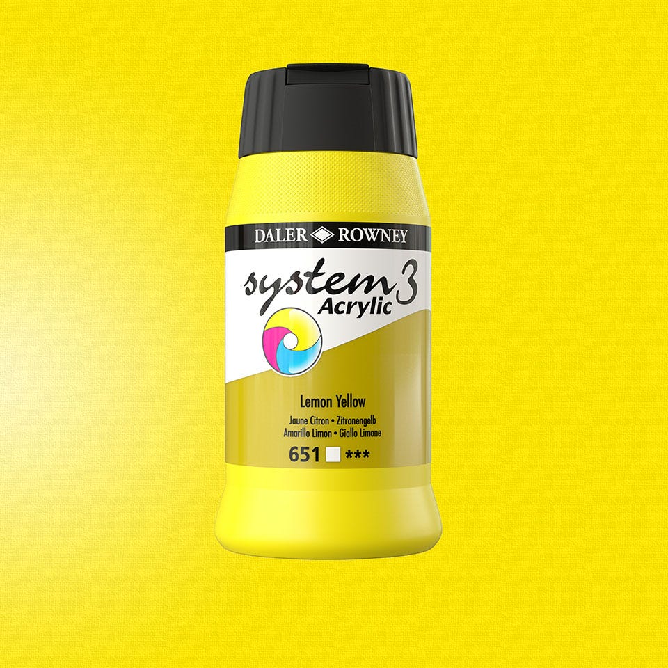 System3 Lemon Yellow 500ml