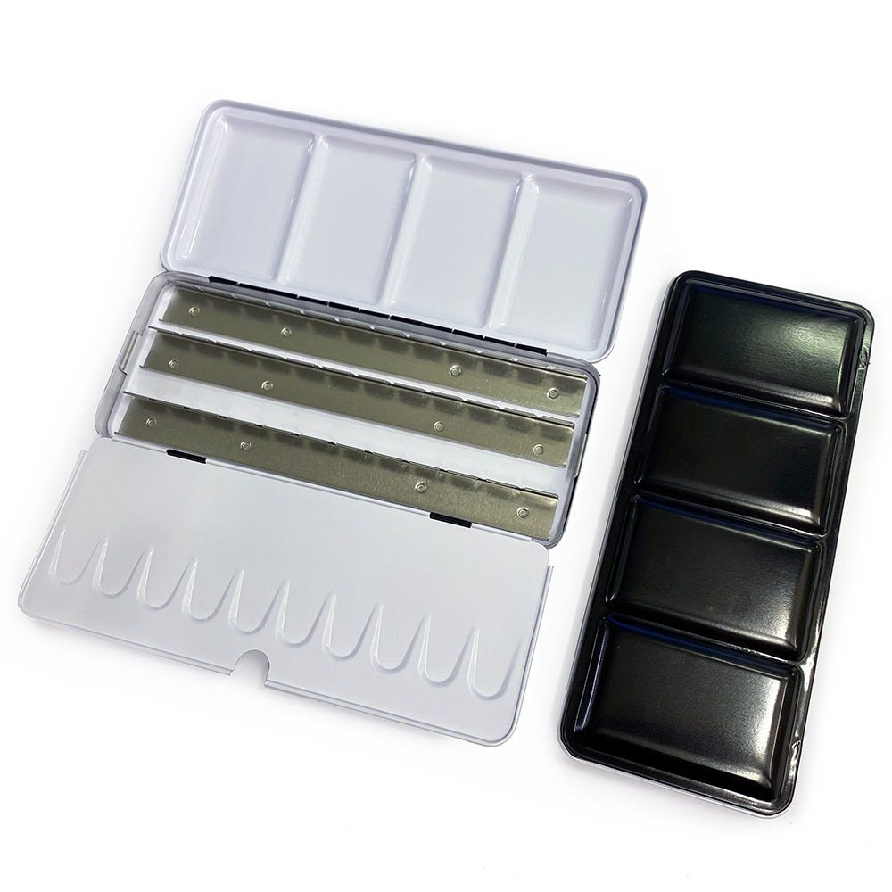 Akvarellåda tom 3 rader 18/36